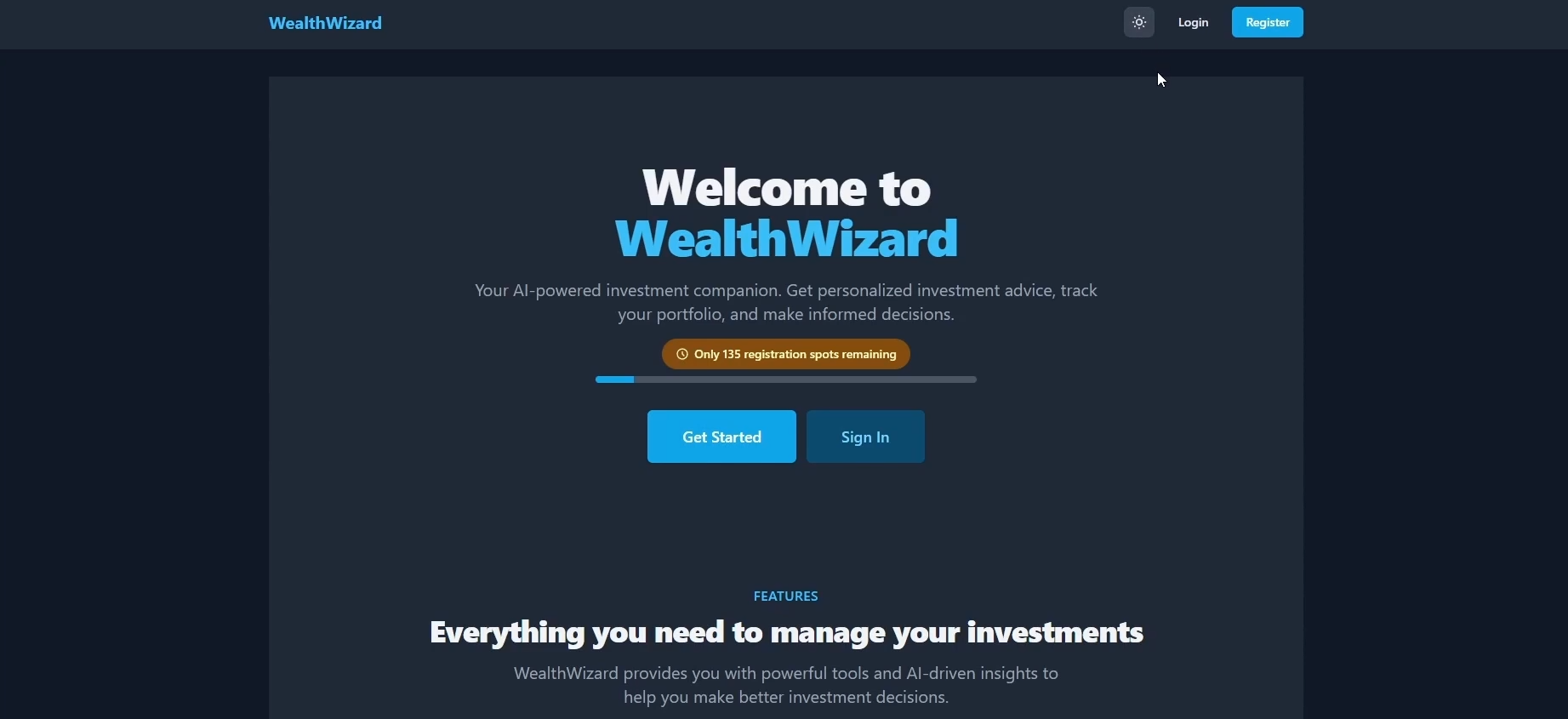 WealthWizard Preview